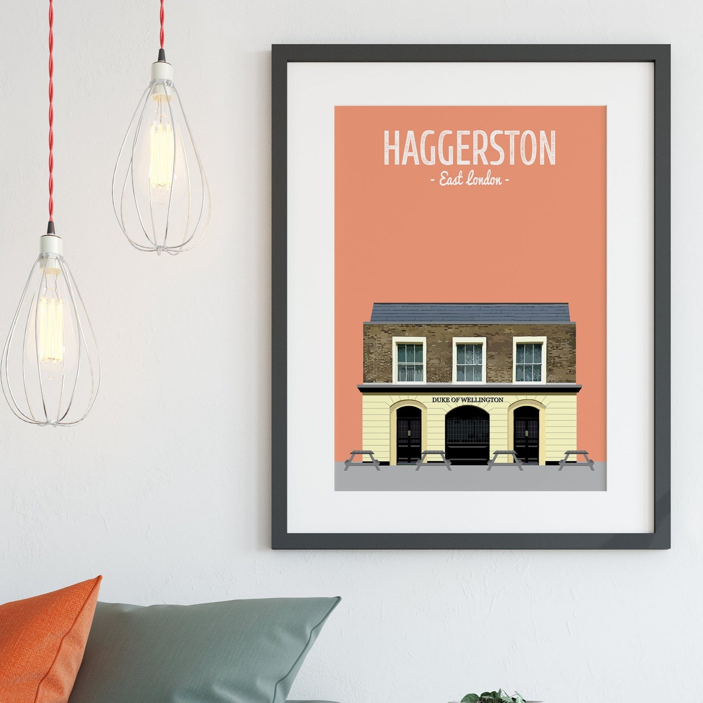 Haggerston print, The Duke of Wellington pub