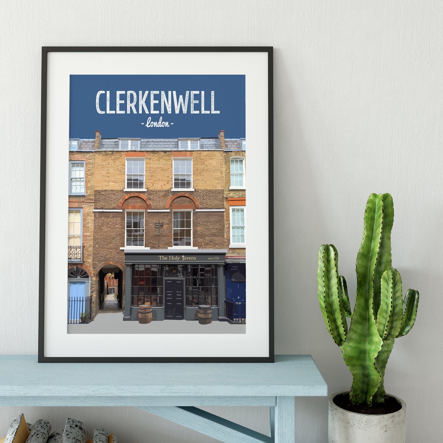 Clerkenwell print, The Holy Tavern pub