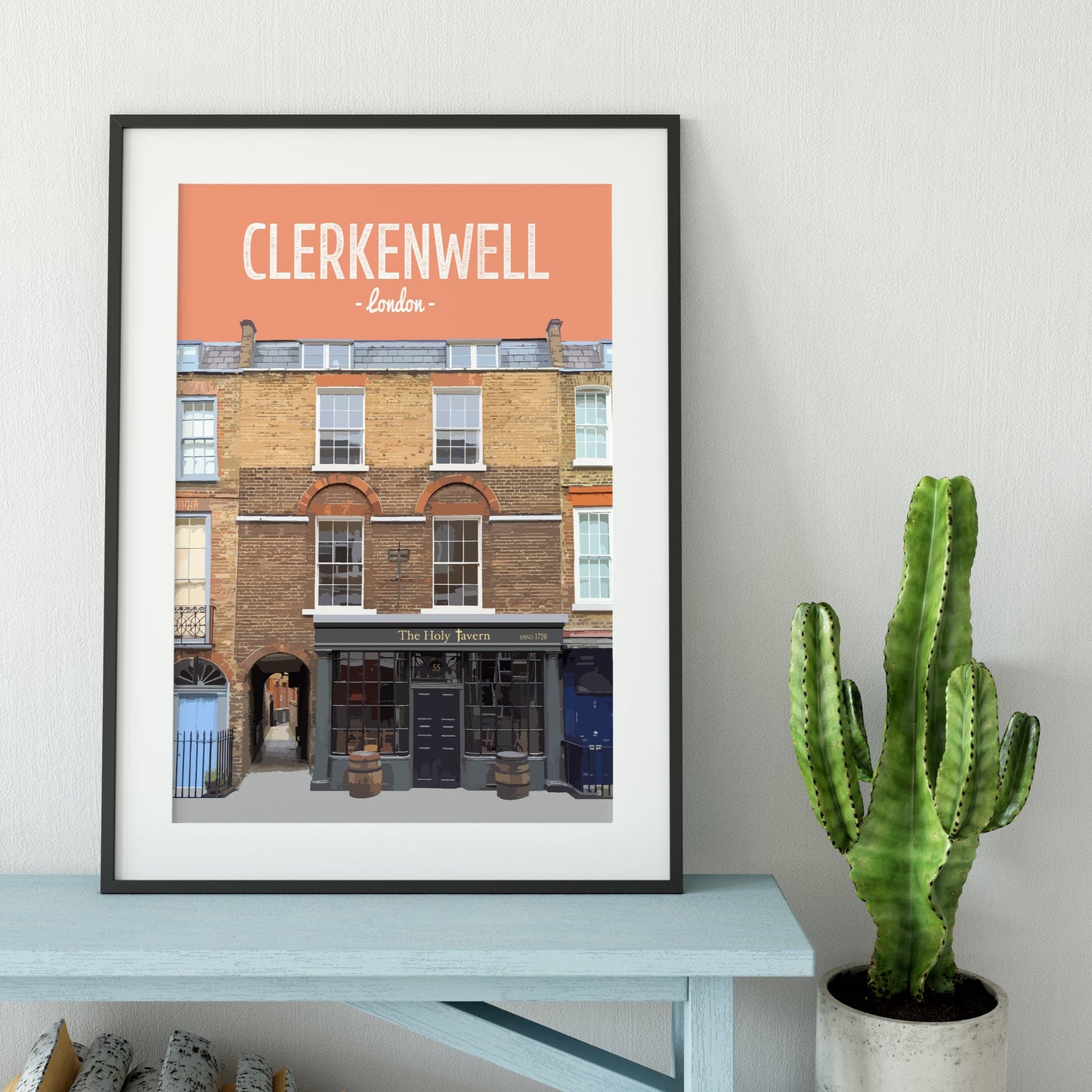 Clerkenwell print, The Holy Tavern pub