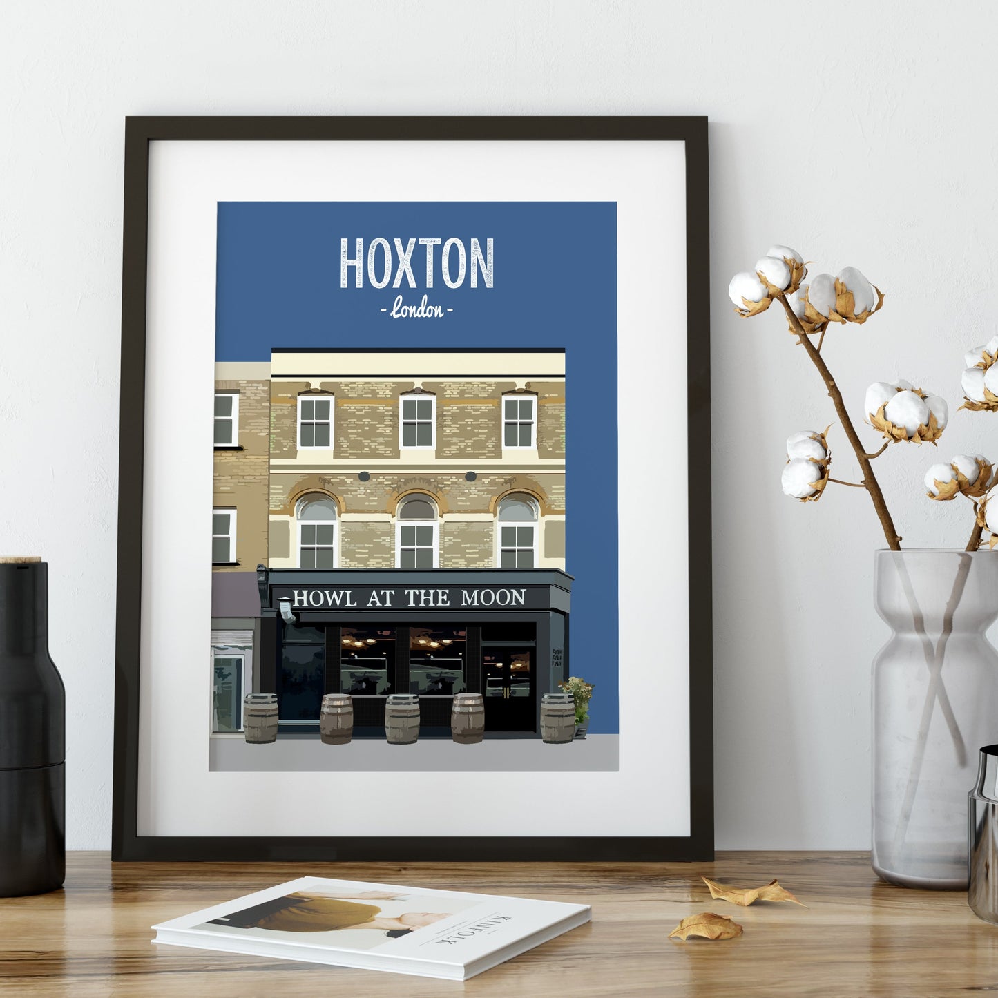 Hoxton print, The Howl at the Moon pub