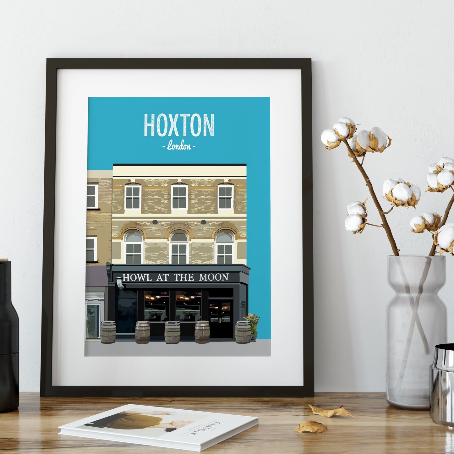 The Howl at the Moon pub print