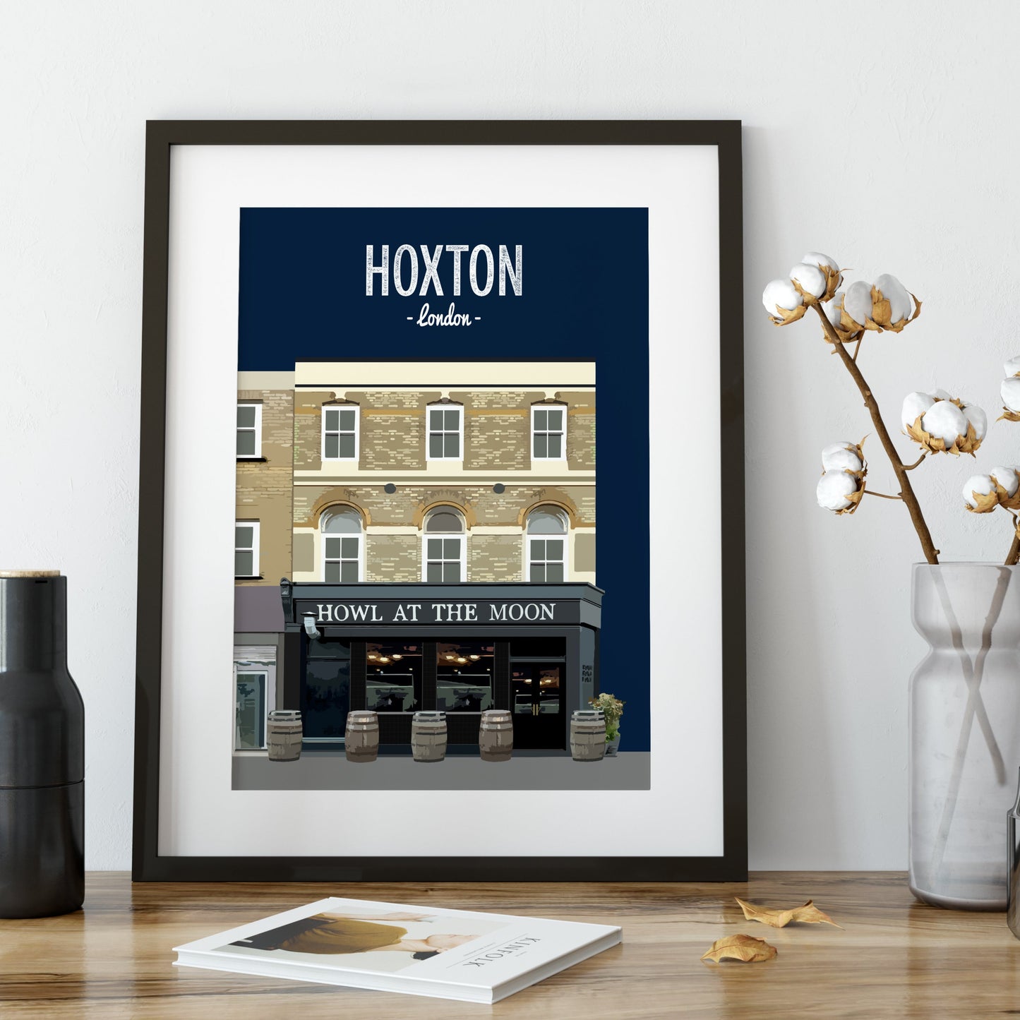 Hoxton print, The Howl at the Moon pub