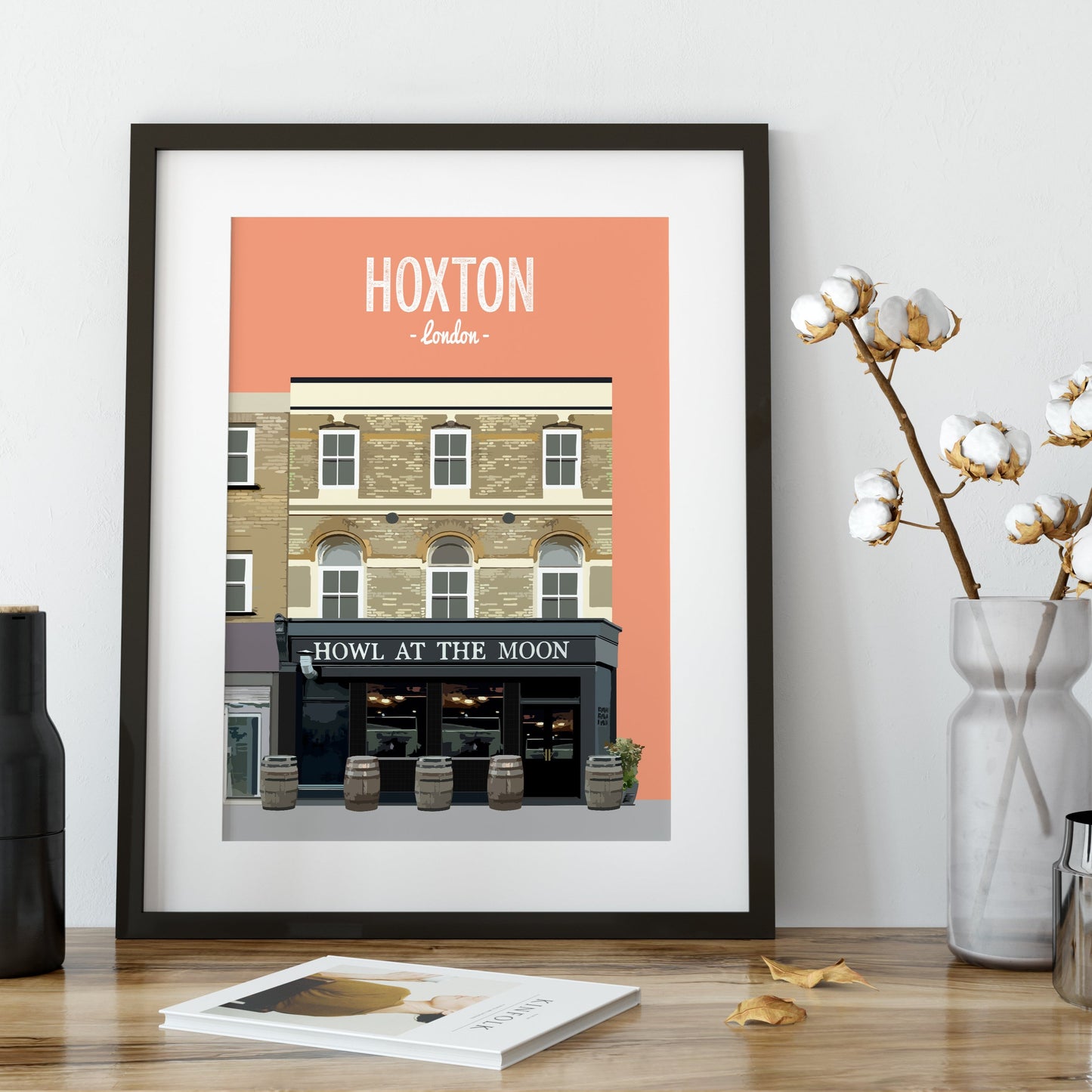 Hoxton print, The Howl at the Moon pub