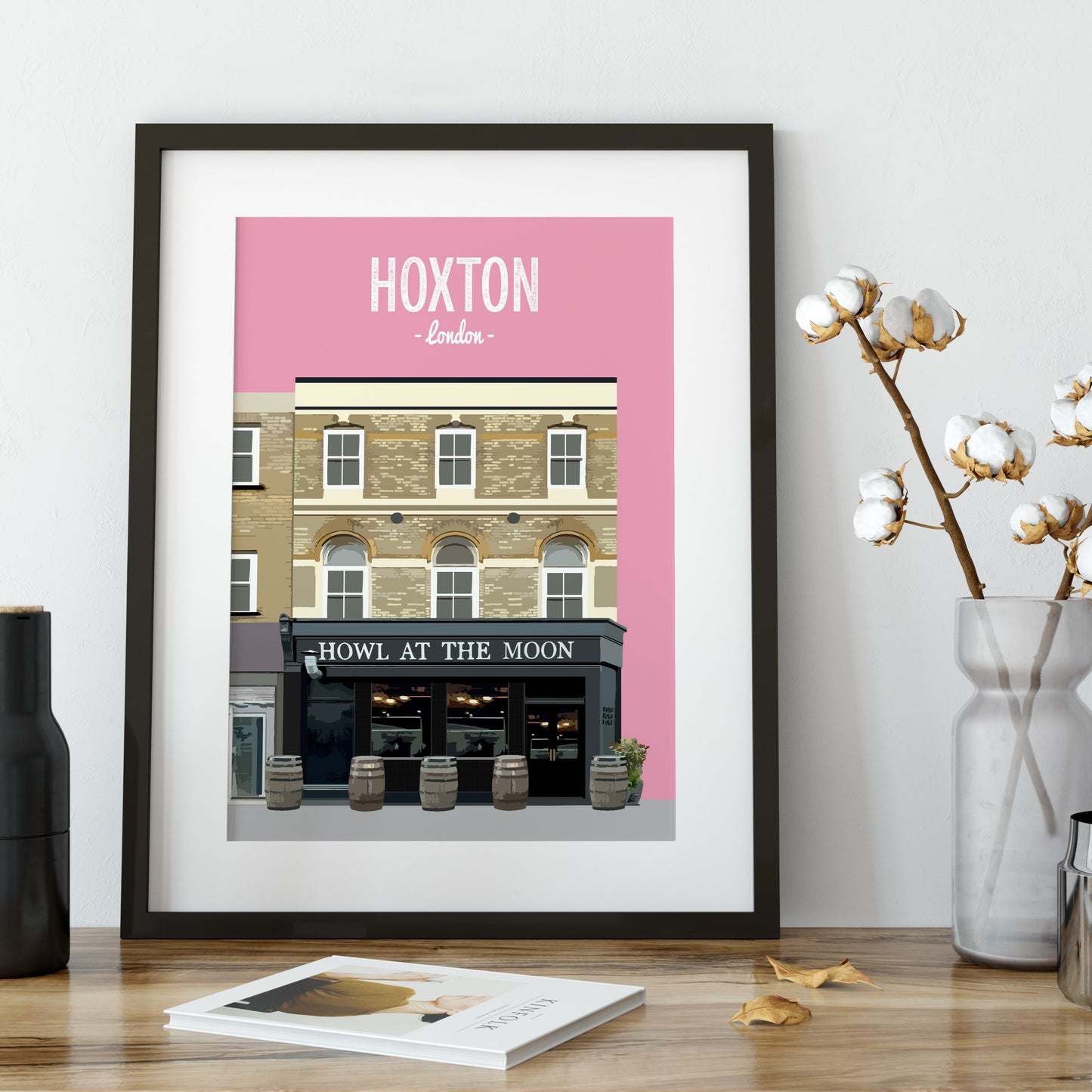 Hoxton print, The Howl at the Moon pub