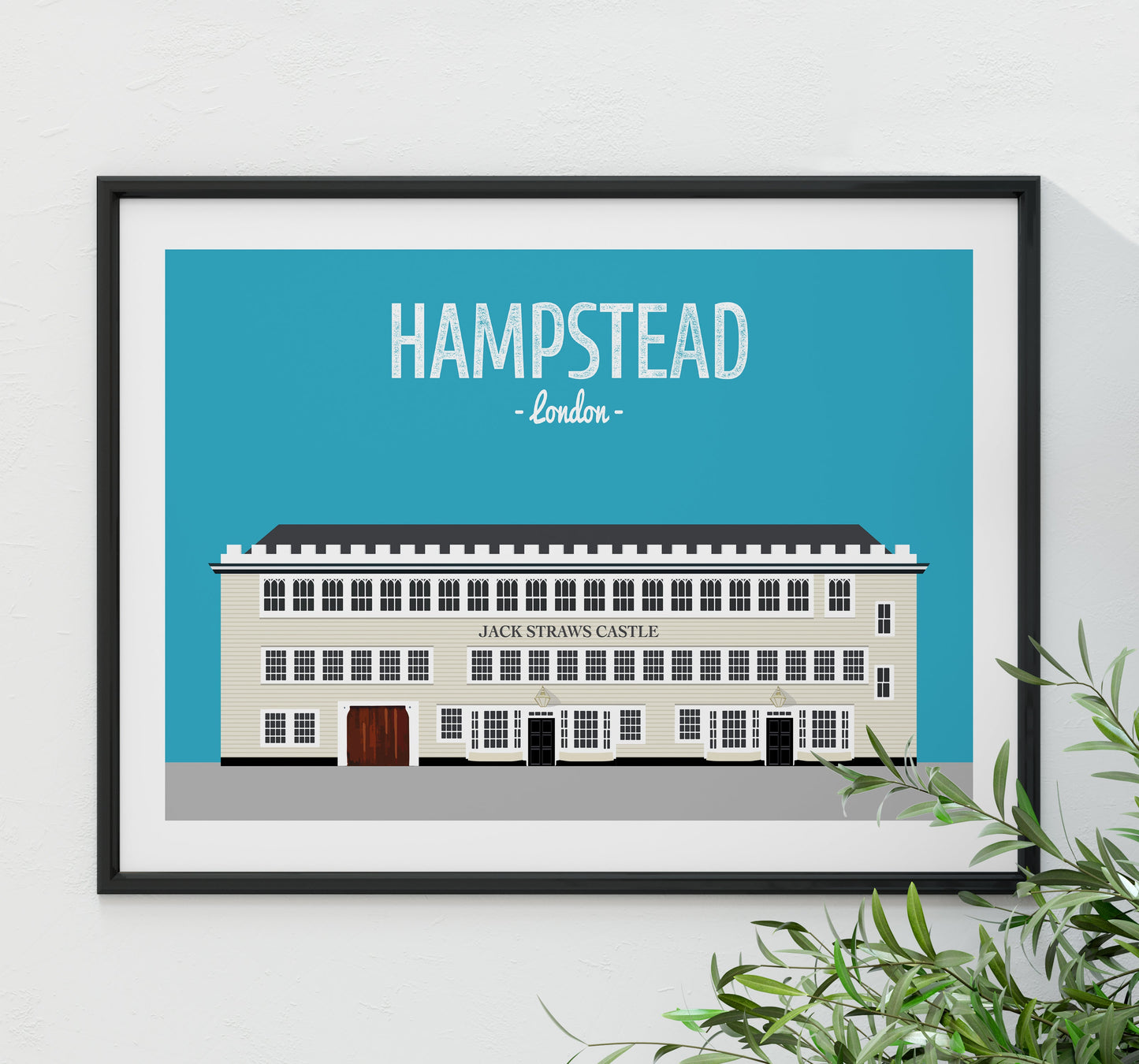 Hampstead print, The Jack Straws