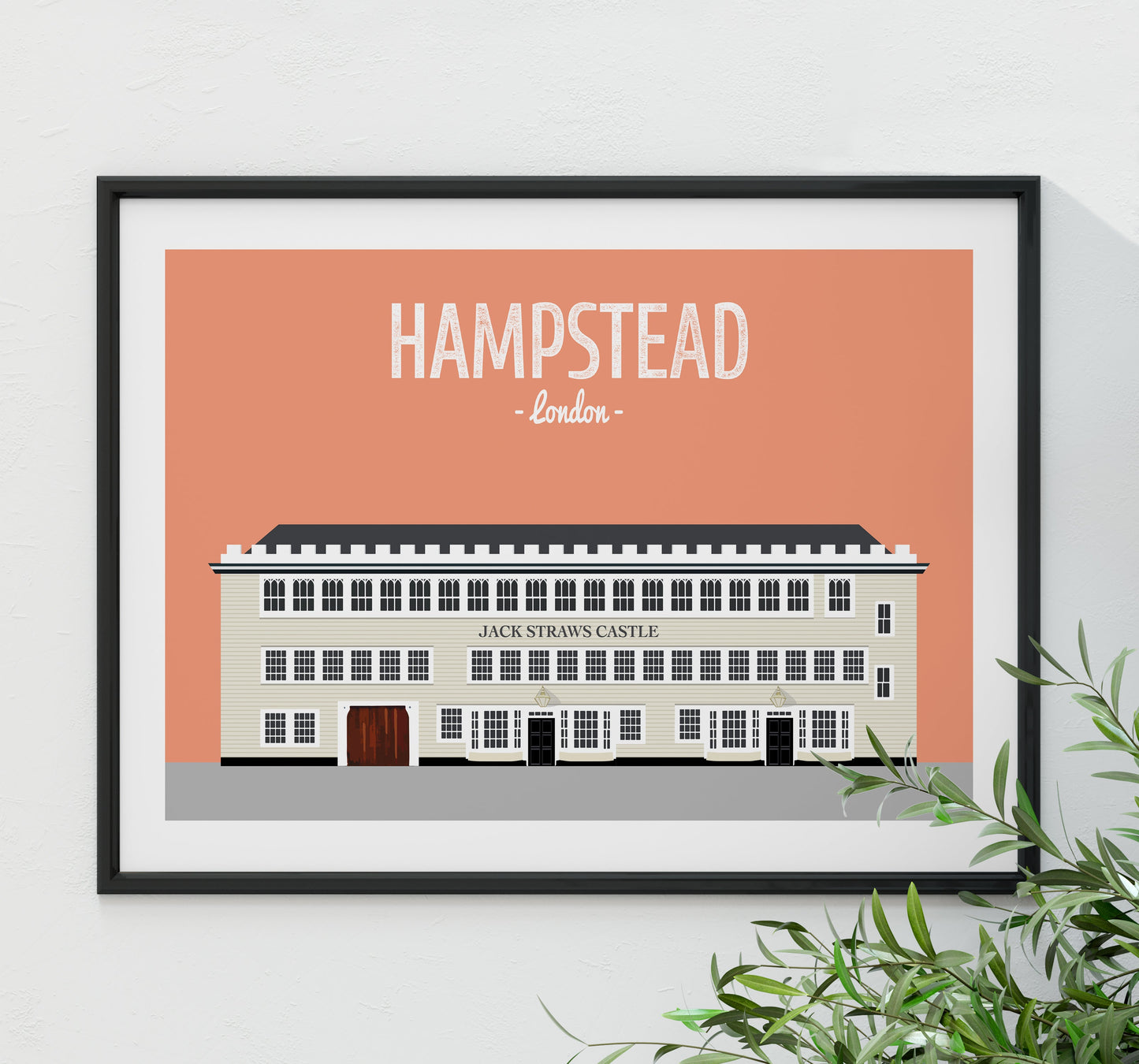 Hampstead print, The Jack Straws