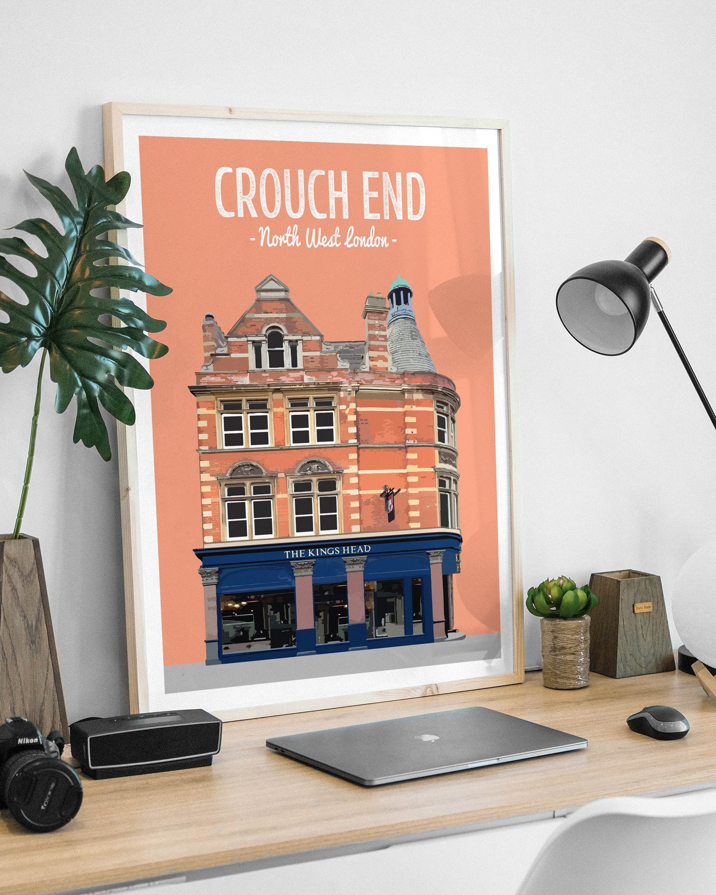 Crouch End print, The Kings Head pub