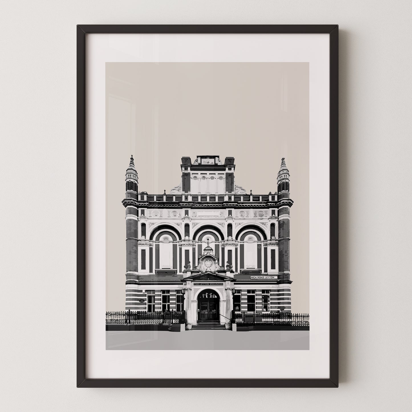 Leyton print, The Leyton Engineer pub