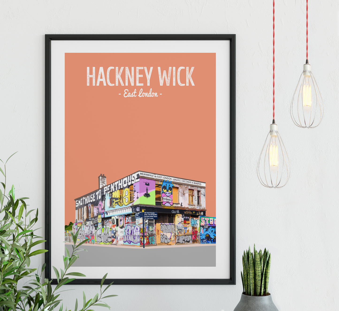 Hackney Wick print, The (abandoned) Lord Napier pub