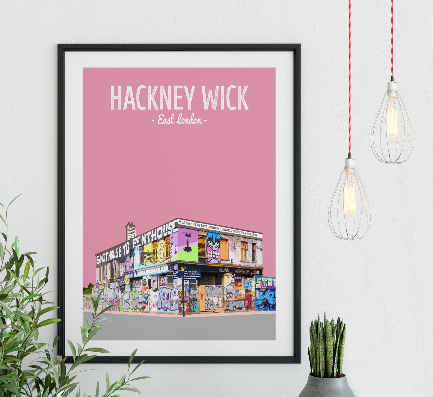 Hackney Wick print, The (abandoned) Lord Napier pub