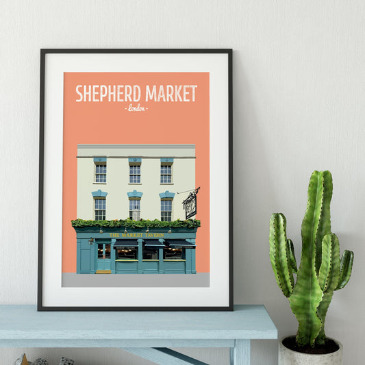 the market taven pub print