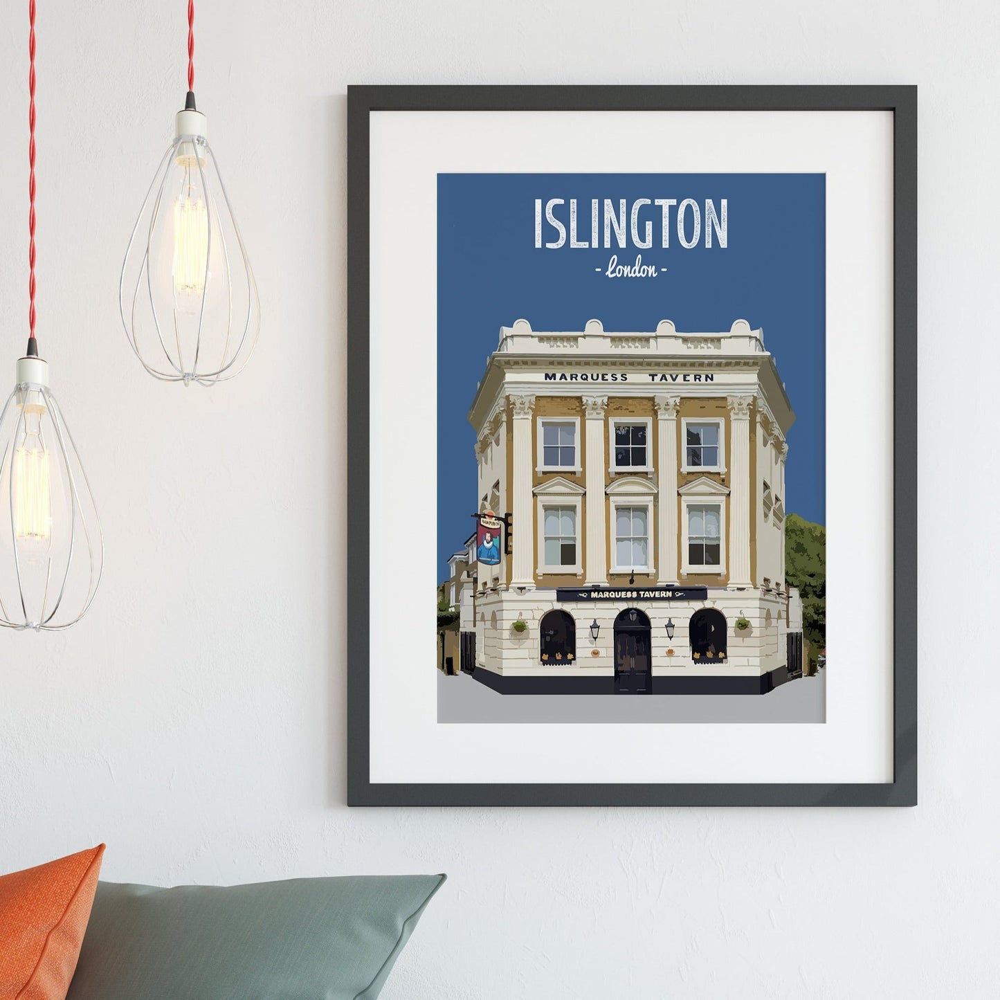 Islington print, The Marquess Tavern pub