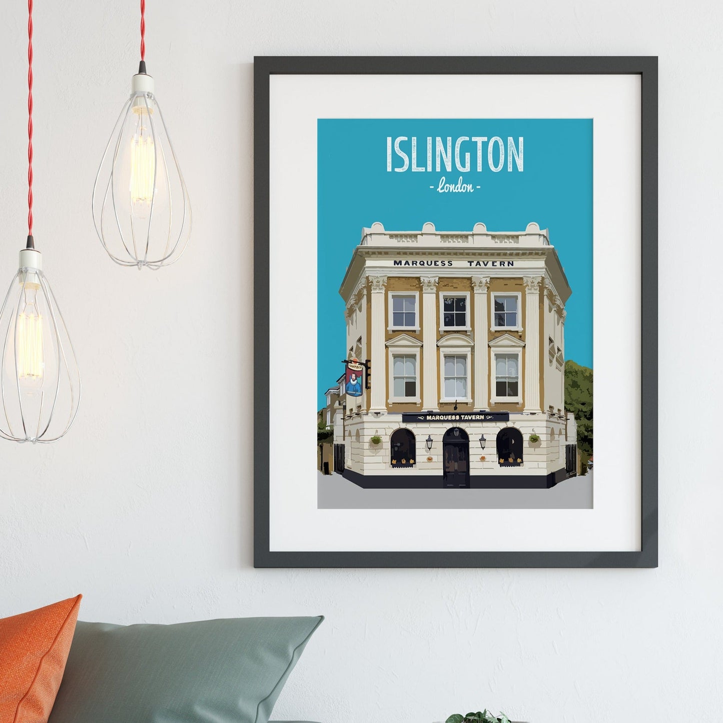 Islington print, The Marquess Tavern pub