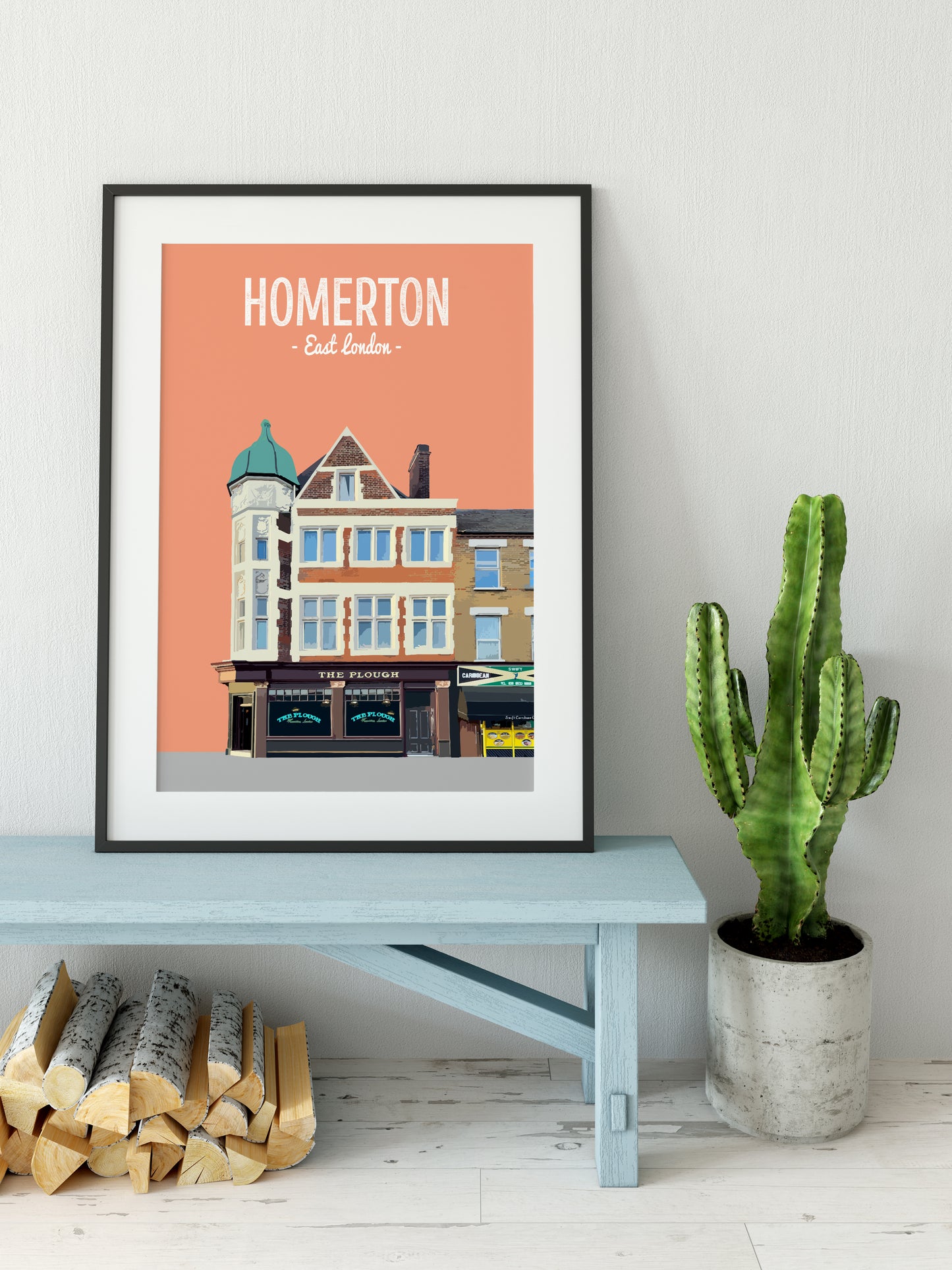 Homerton print, The Plough pub