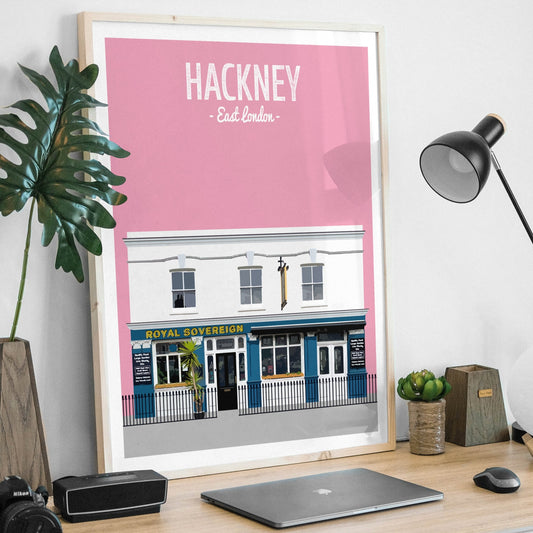 Hackney print, The Sovereign pub