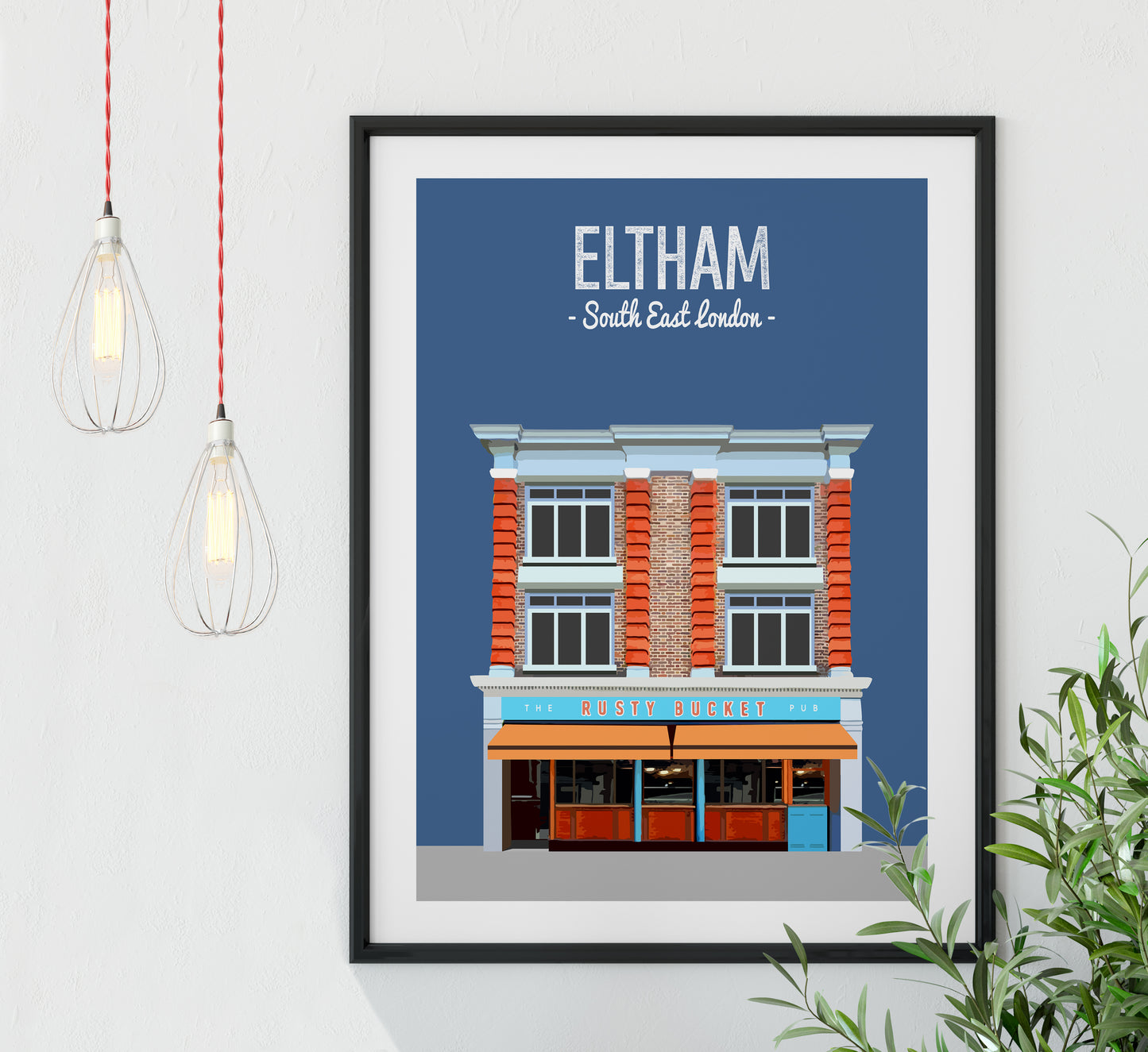 Eltham print, The The Rusty Bucket pub