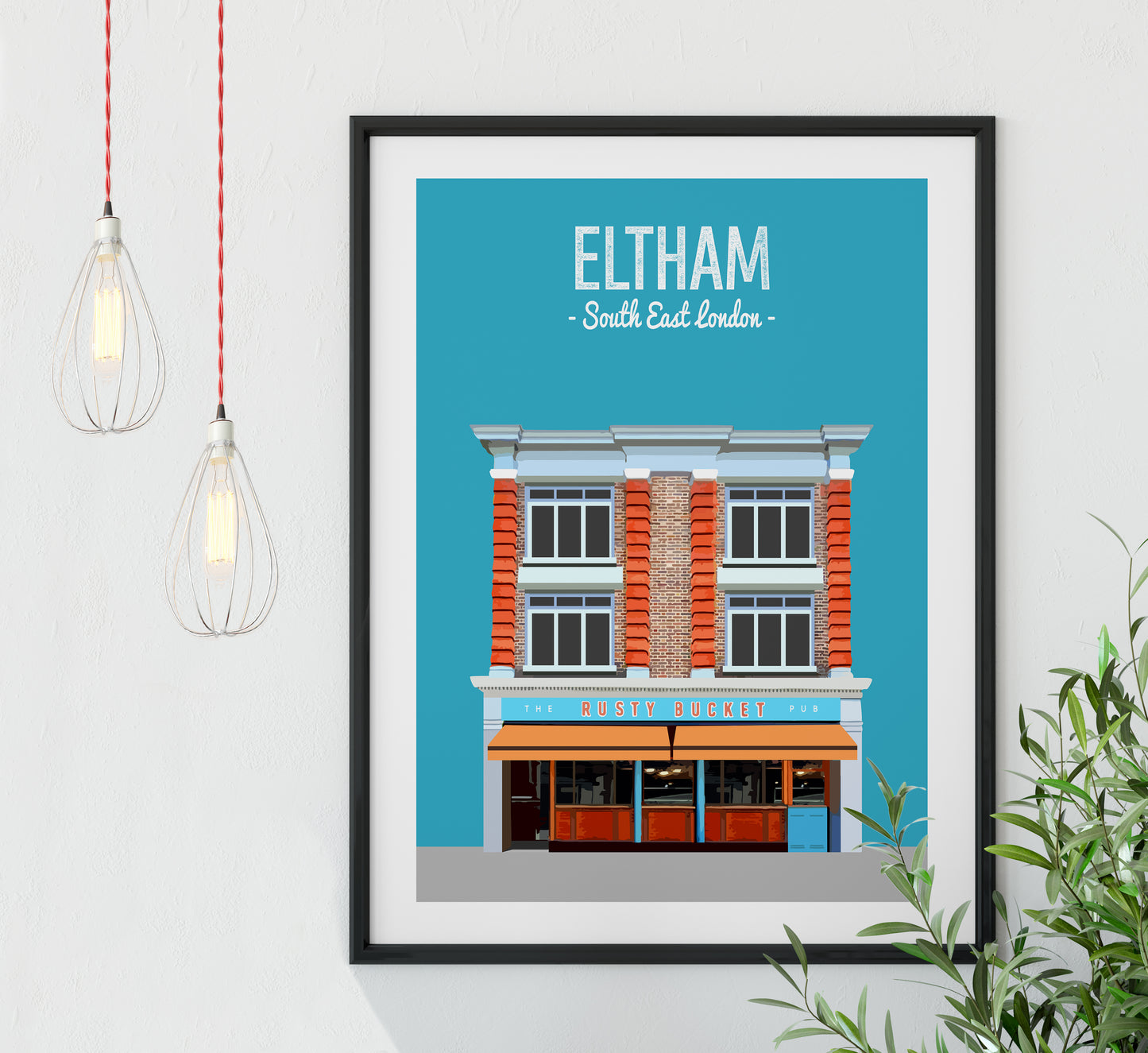 Eltham print, The The Rusty Bucket pub