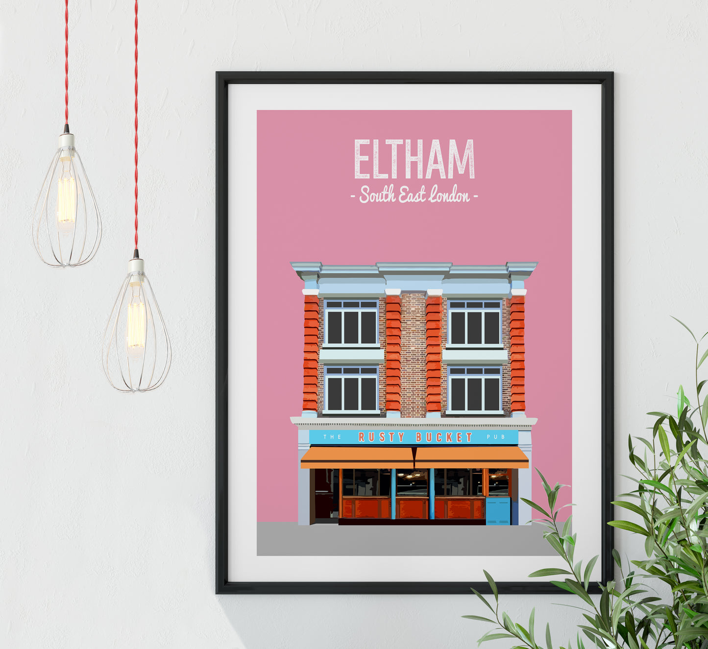 Eltham print, The The Rusty Bucket pub