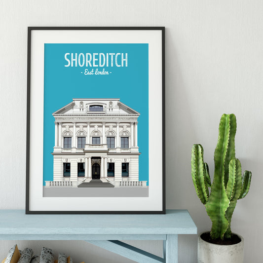 the shoreditch town hall print