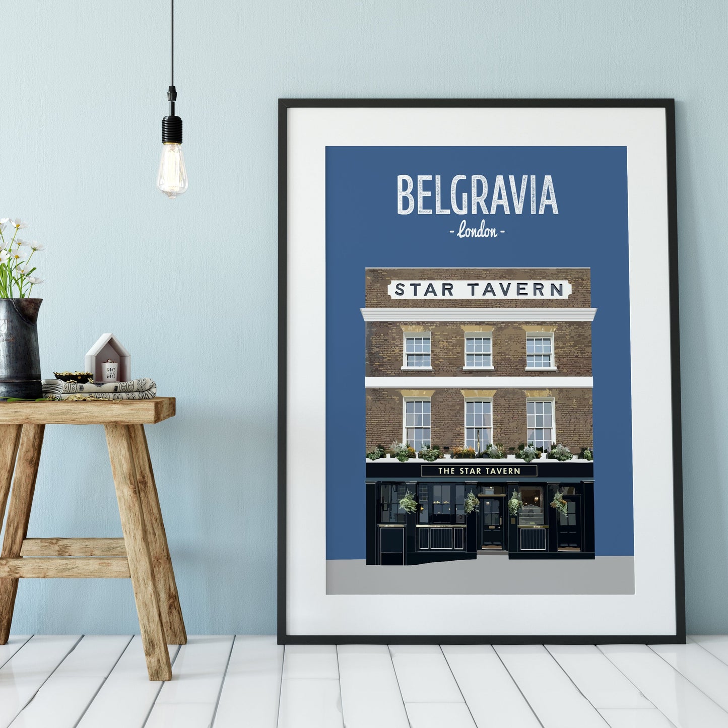 Belgravia print, The Star Tavern pub