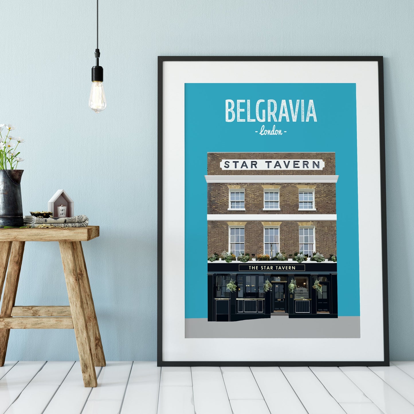 Belgravia print, The Star Tavern pub