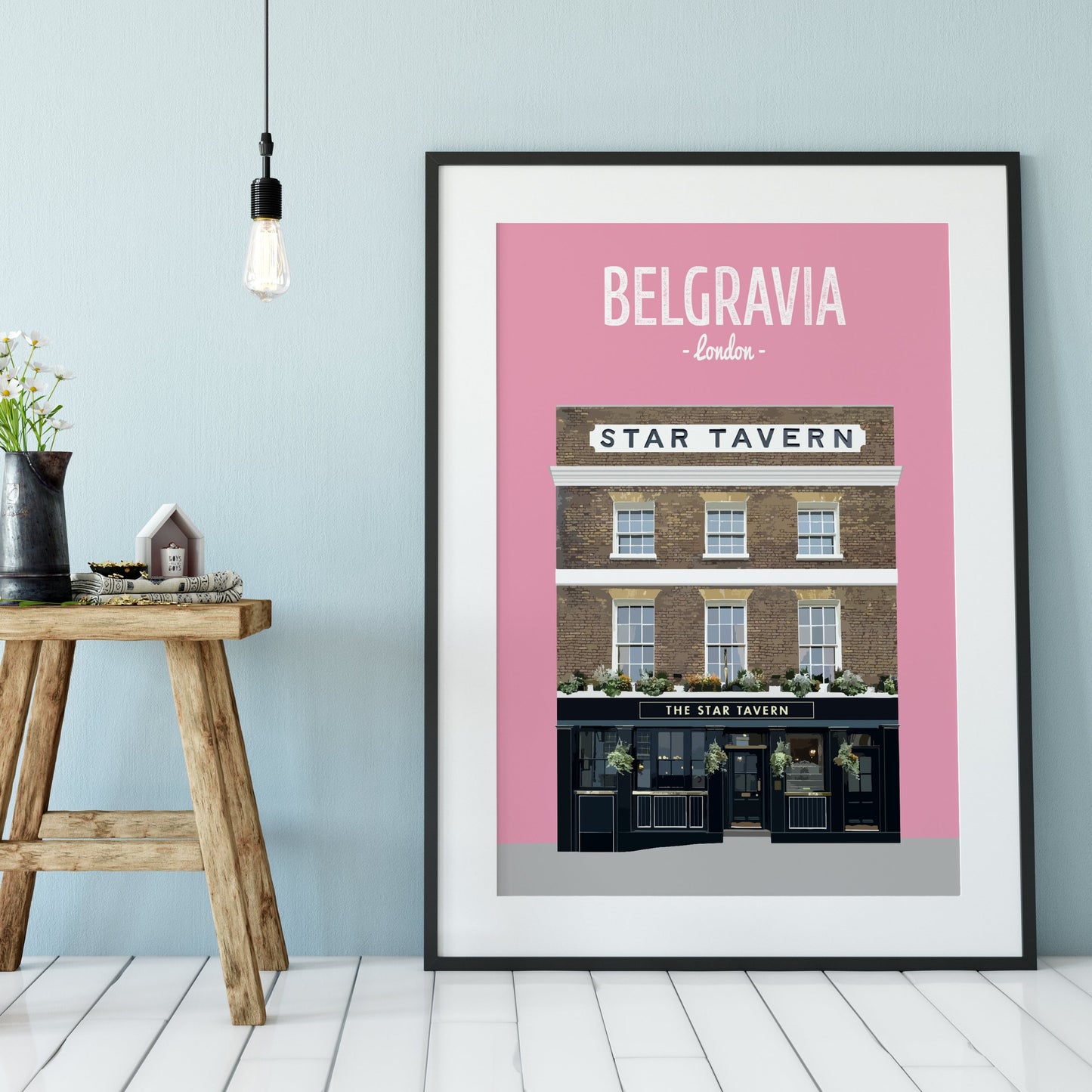 Belgravia print, The Star Tavern pub