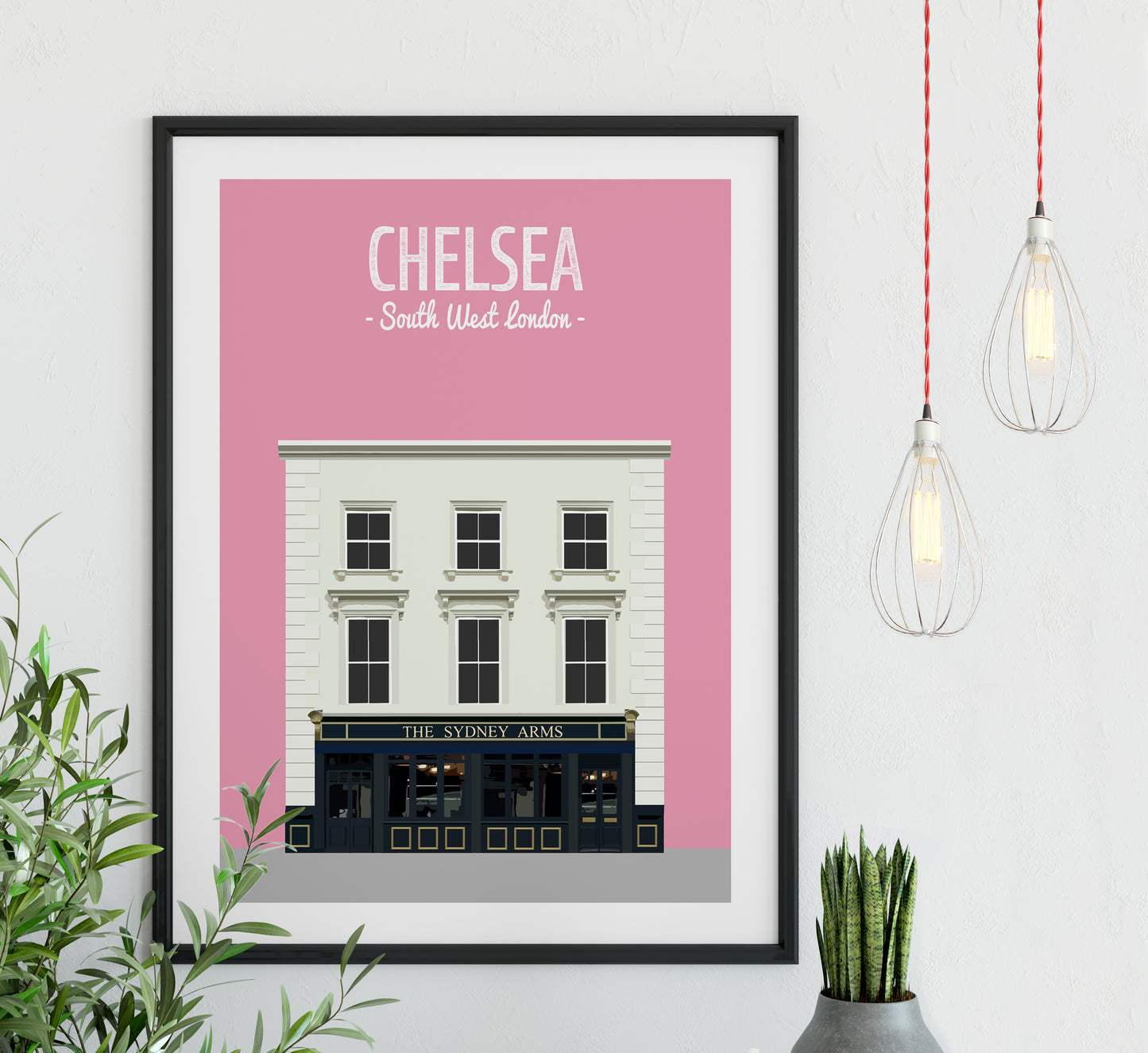 Chelsea print, The Sydney Arms pub