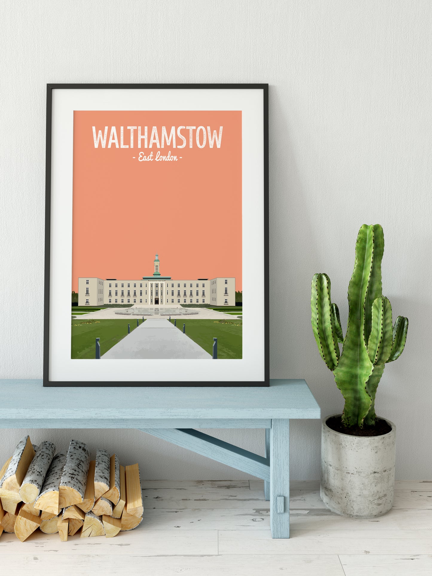 Walthamstow print, Walthamstow Town Hall