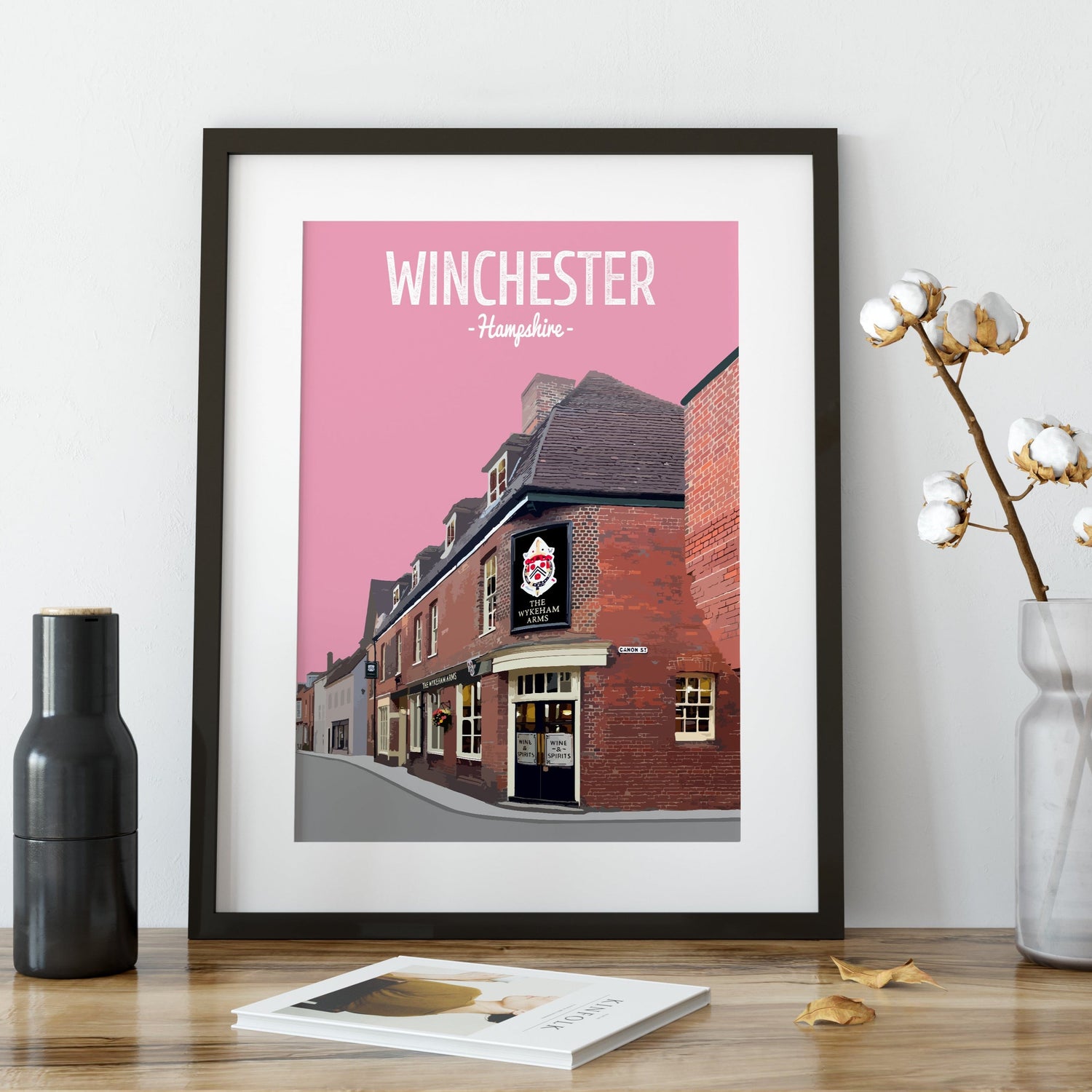 the wykeham arms pub print