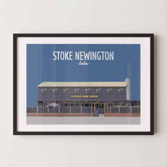 Stoke Newington print, The Clissold Park Tavern