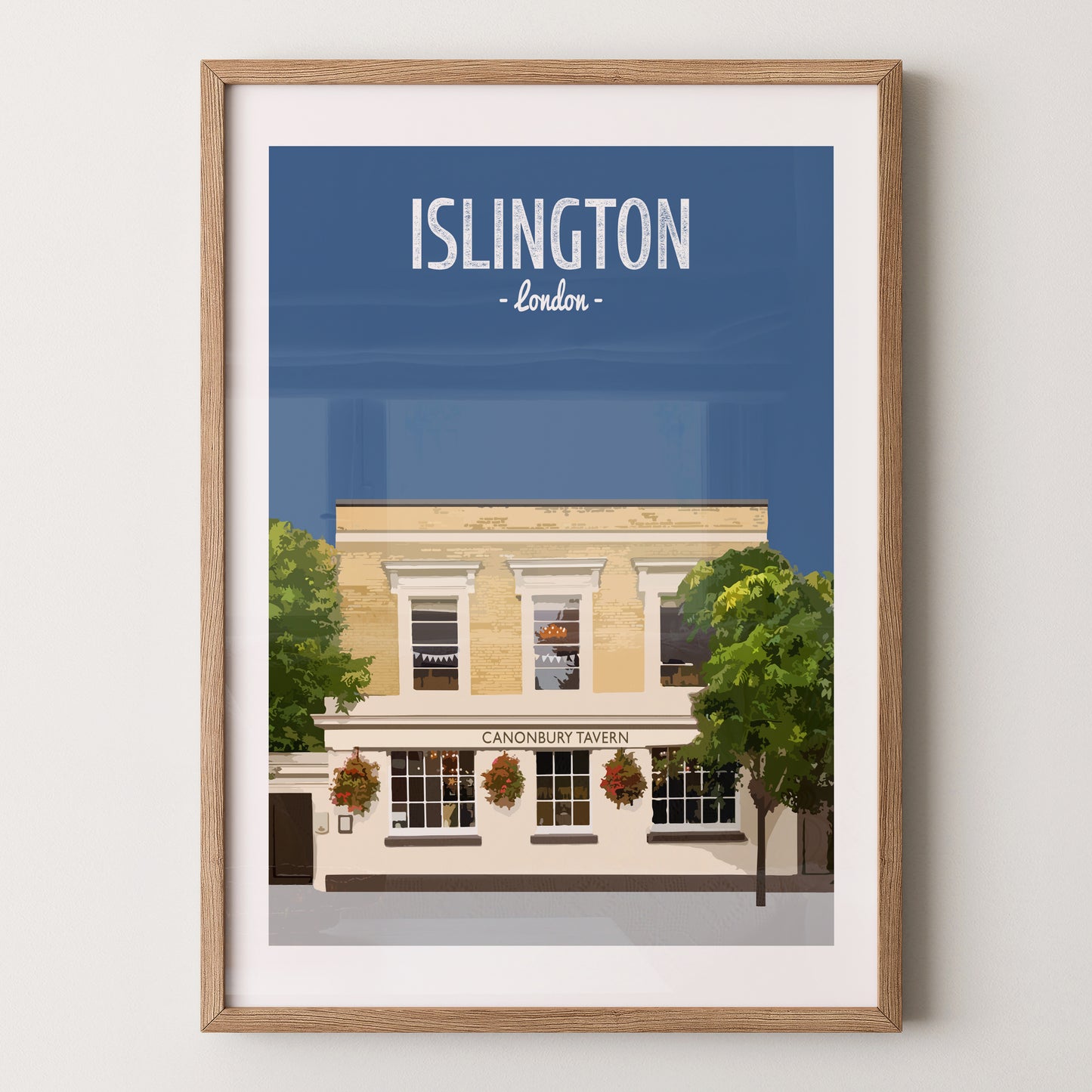 Islington print, The Canonbury pub
