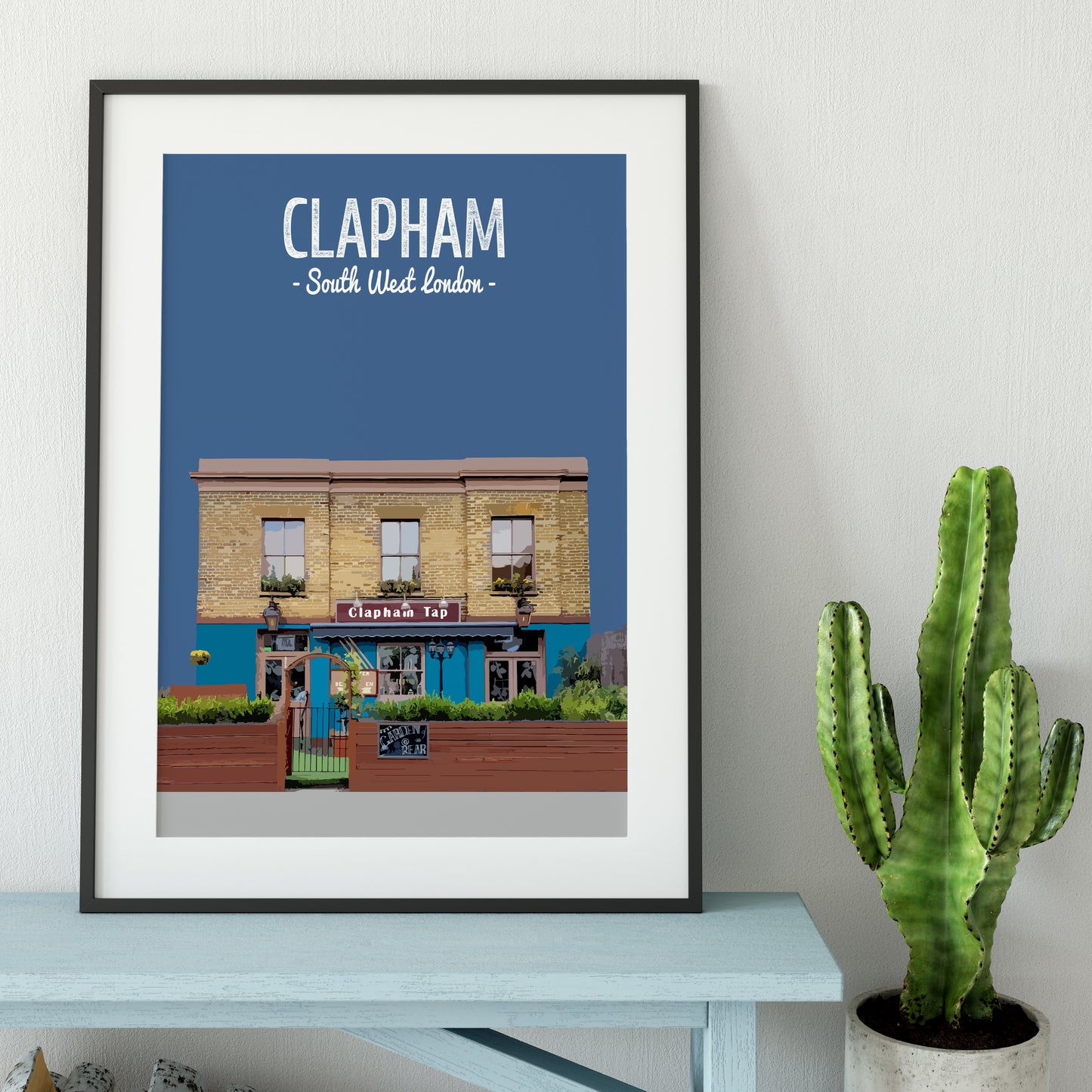 Clapham print, The Clapham Tap