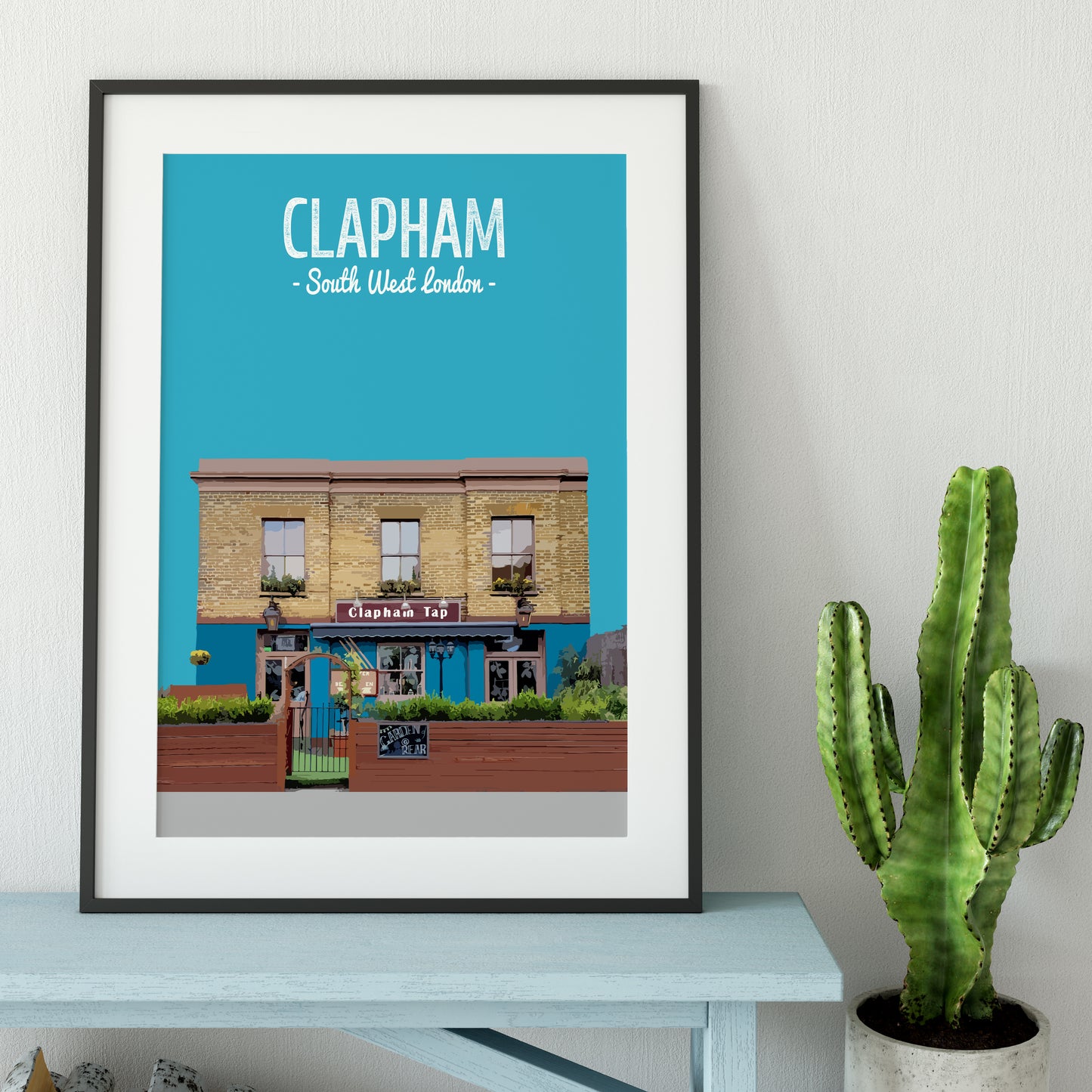 Clapham print, The Clapham Tap