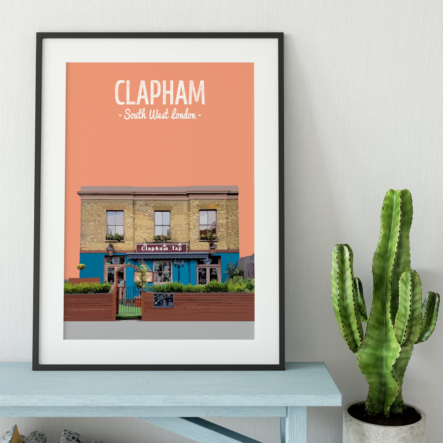 Clapham print, The Clapham Tap