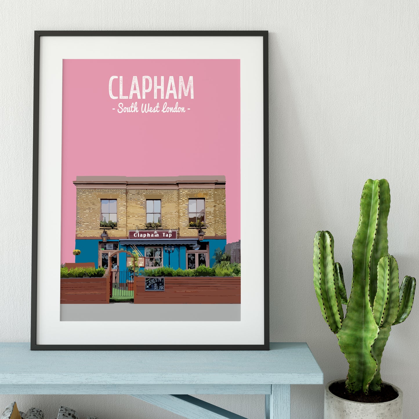 Clapham print, The Clapham Tap