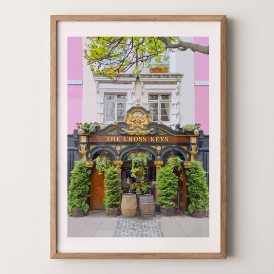 Covent Garden print, The Cross Keys pub