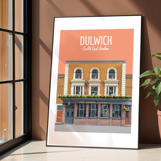 Dulwich print, The Herne Tavern pub