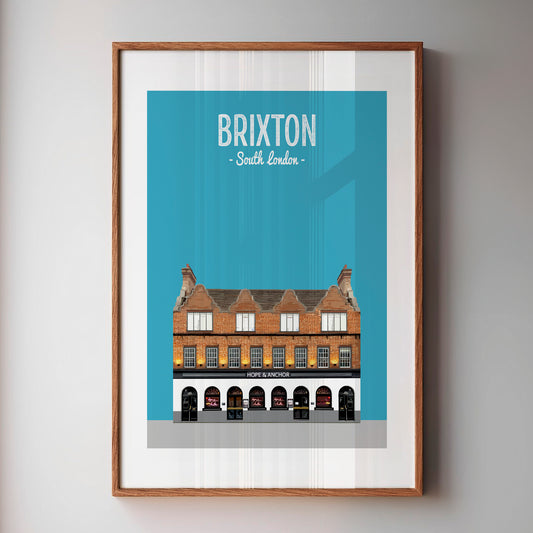 Brixton print, The Hope and Anchor pub