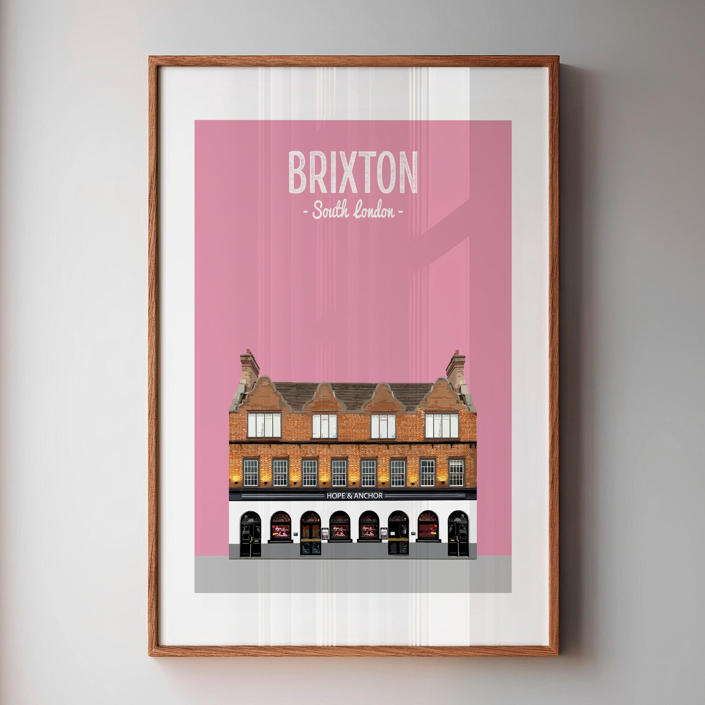 Brixton print, The Hope and Anchor pub