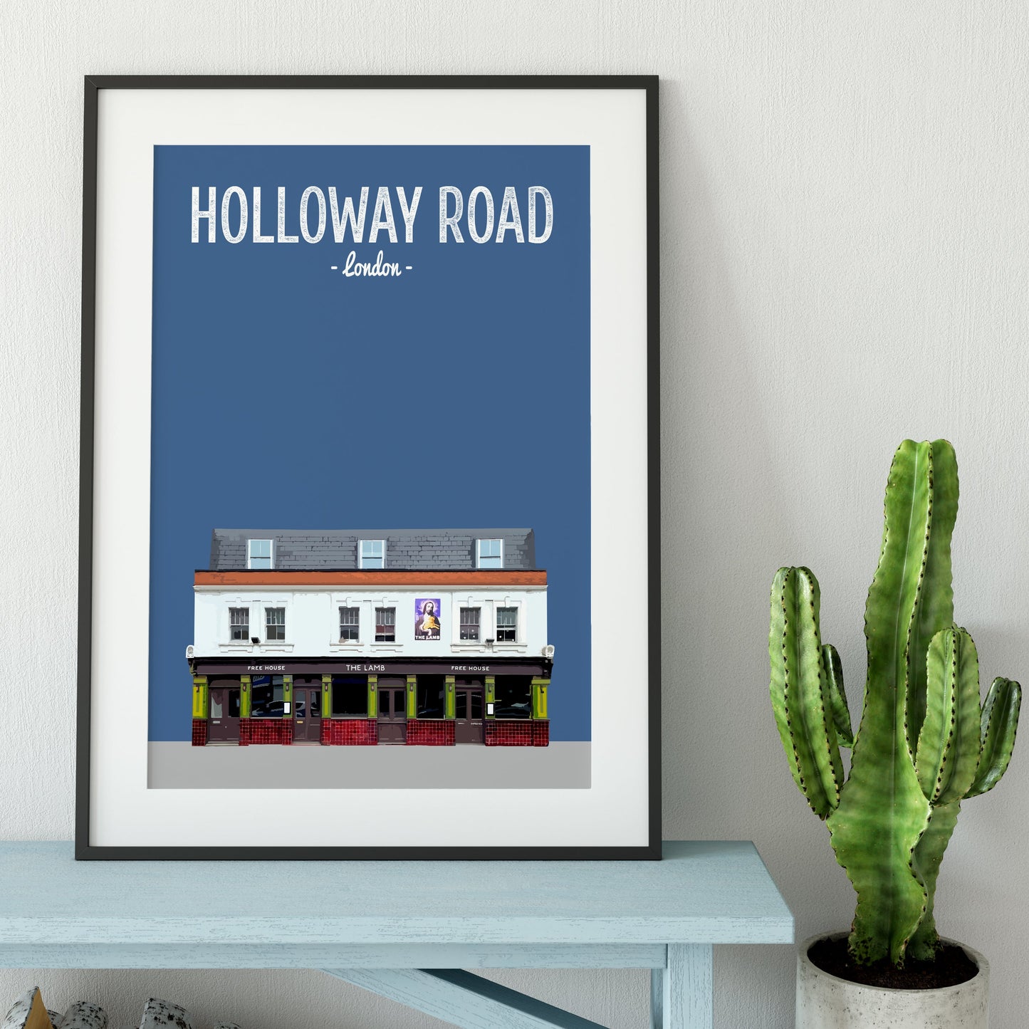 Holloway road print, The Lamb pub