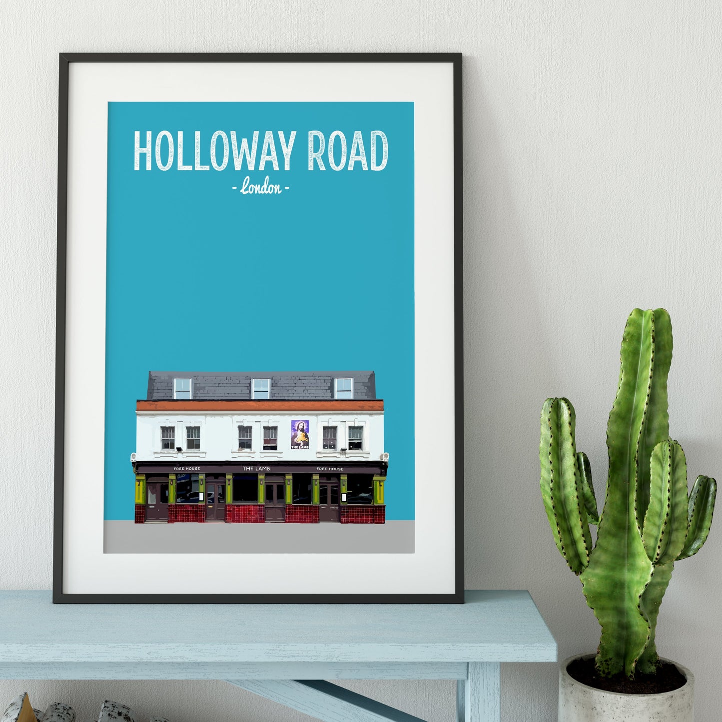 Holloway road print, The Lamb pub