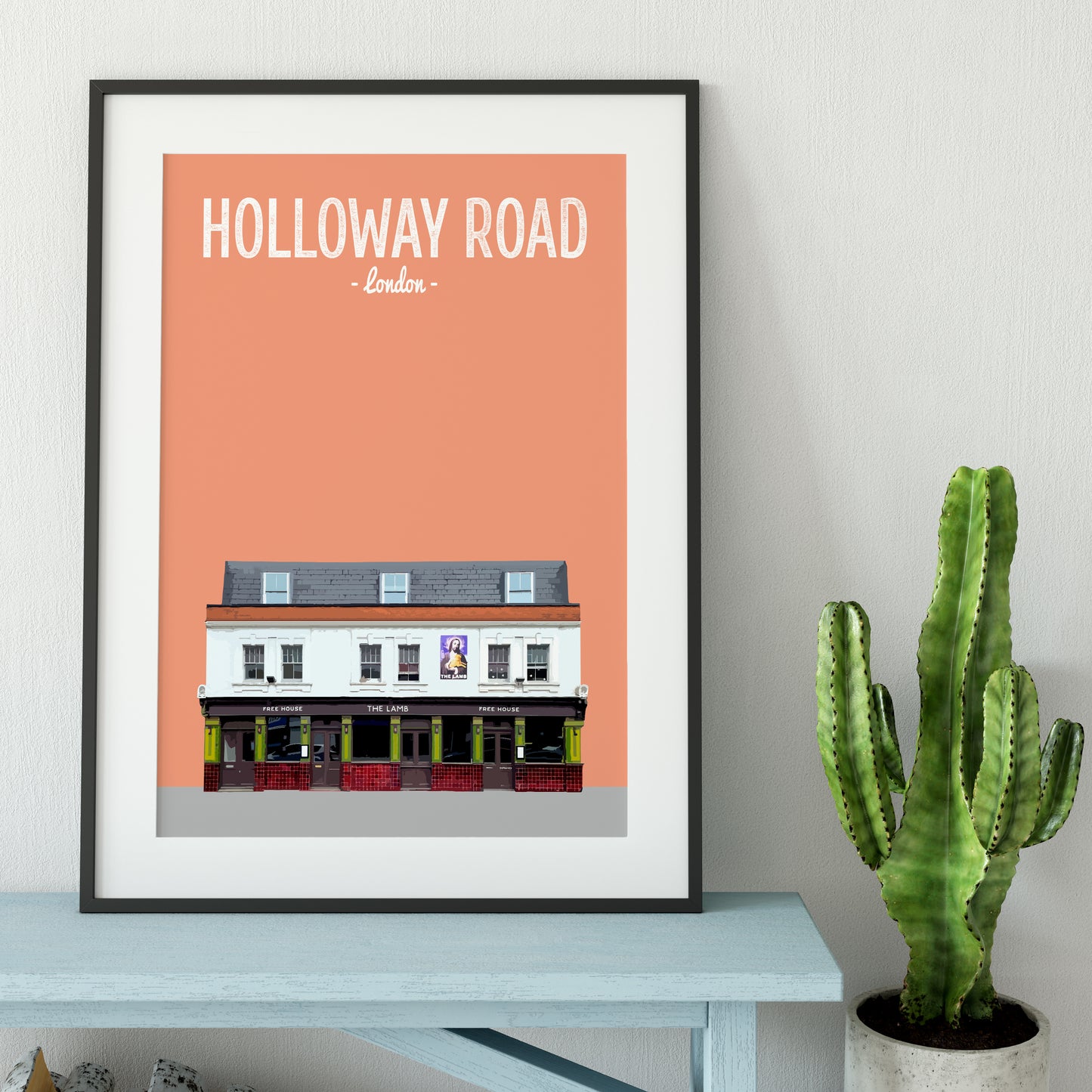 Holloway road print, The Lamb pub