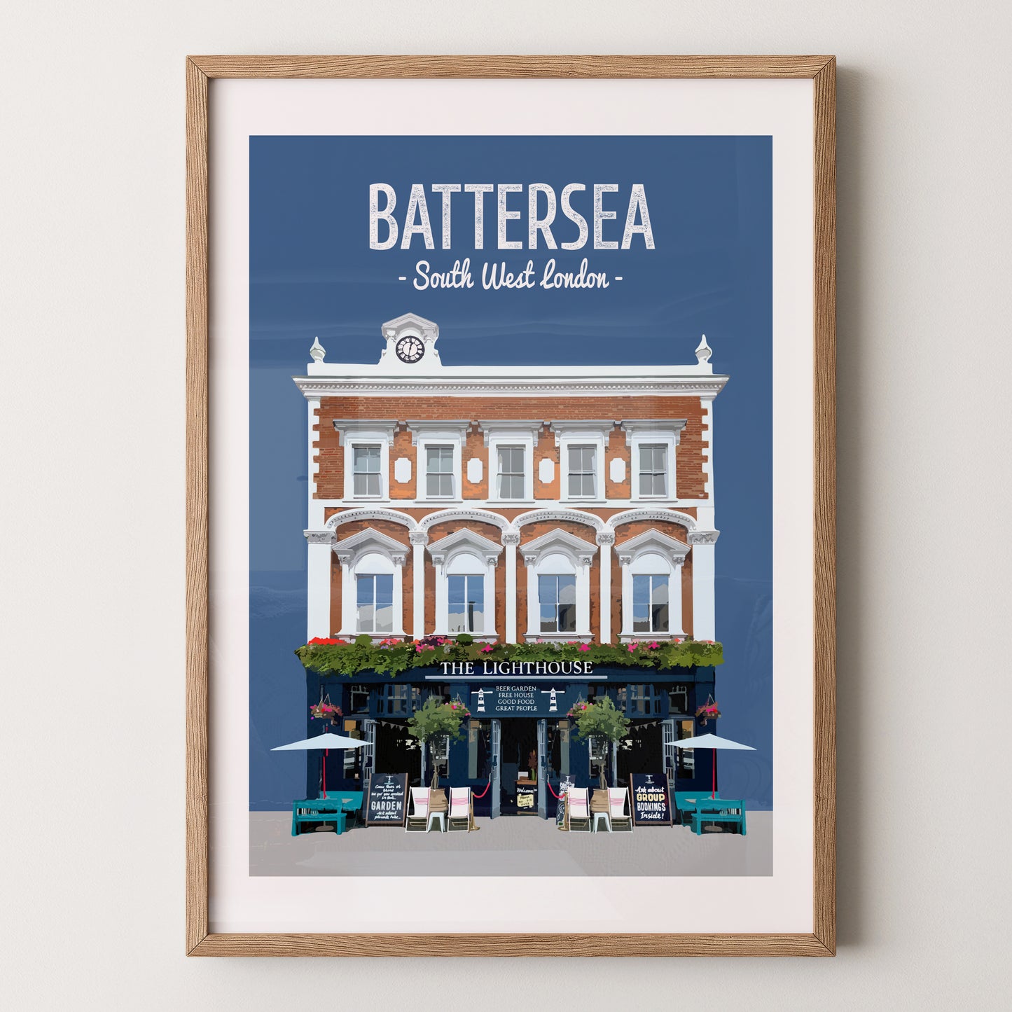 Battersea print, The Lighthouse pub
