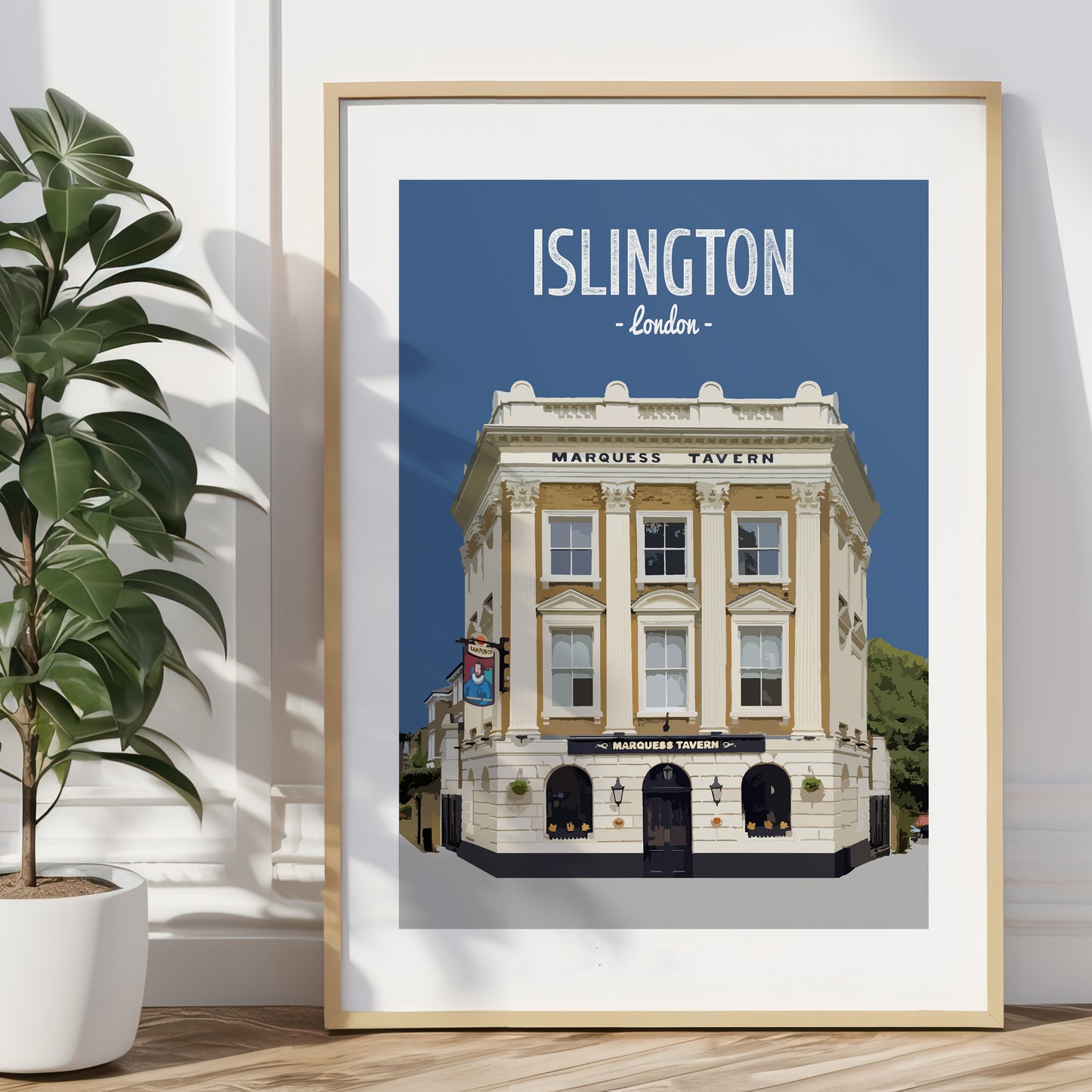 Islington print, The Marquess Tavern pub