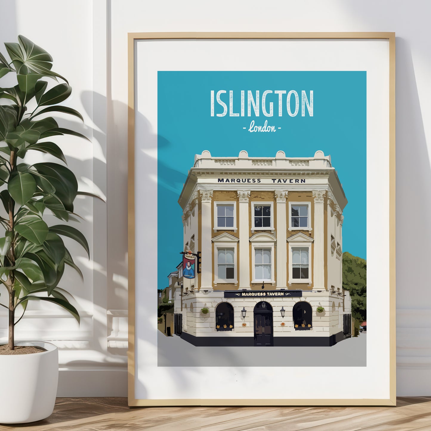 Islington print, The Marquess Tavern pub