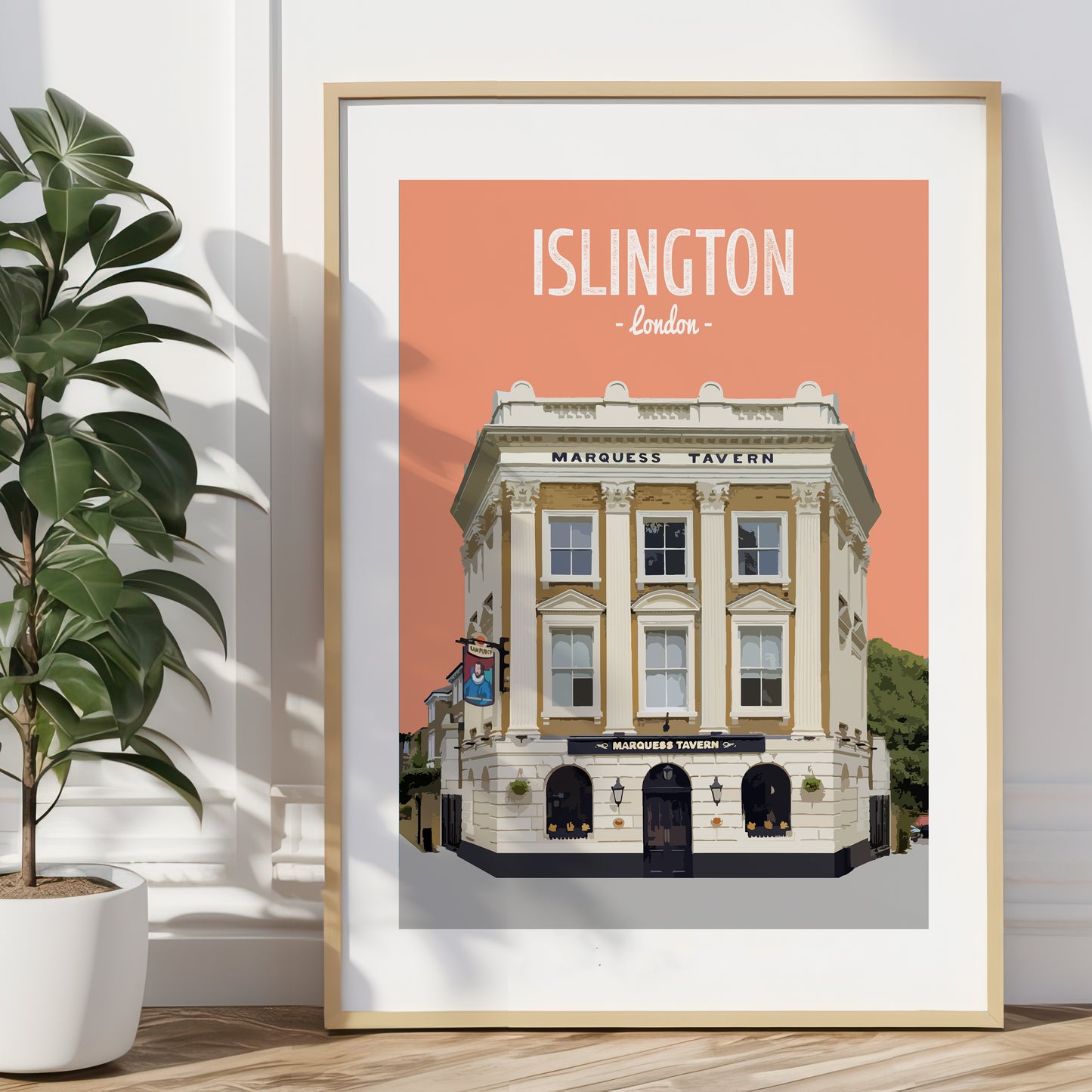 Islington print, The Marquess Tavern pub