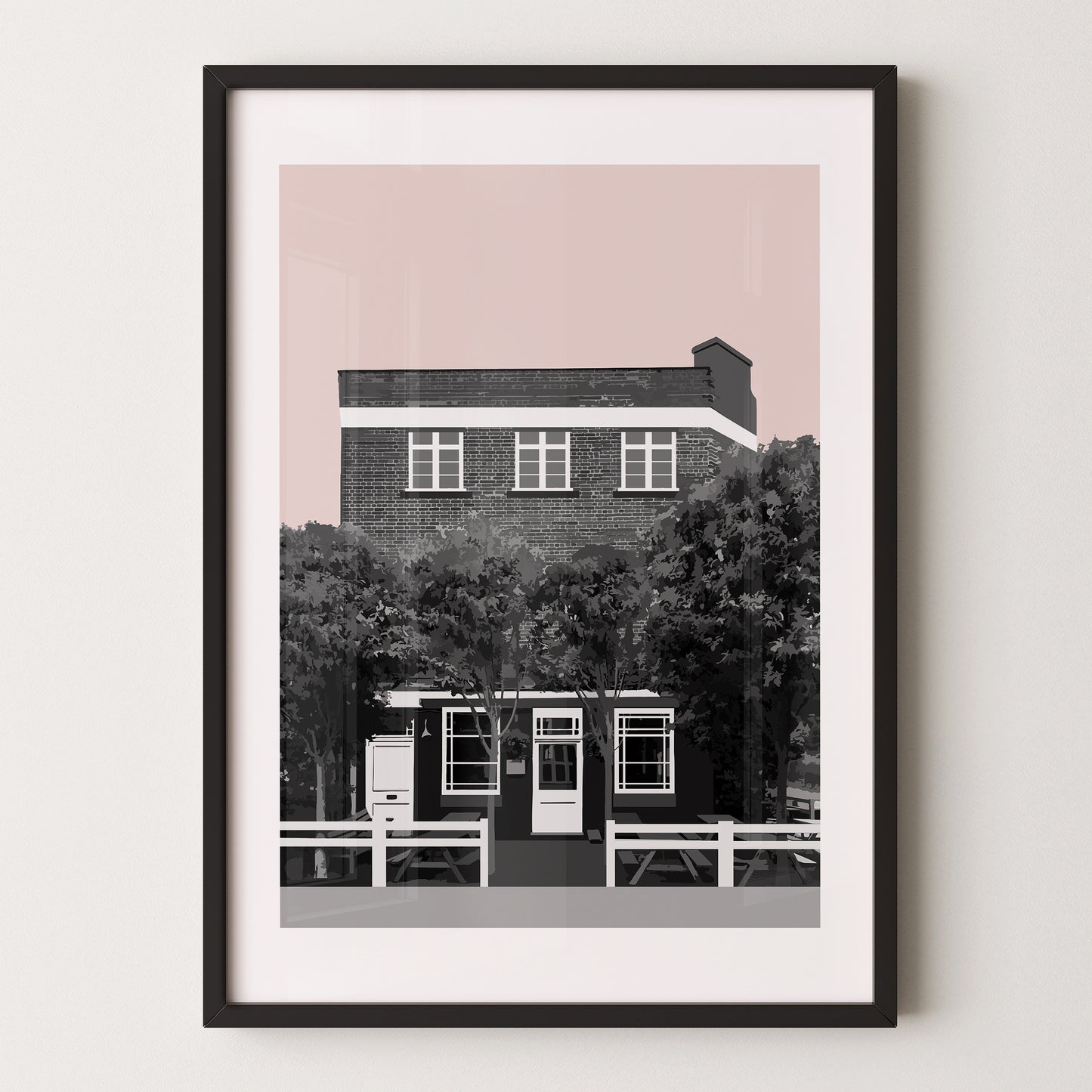 Peckham print, The Montpelier pub