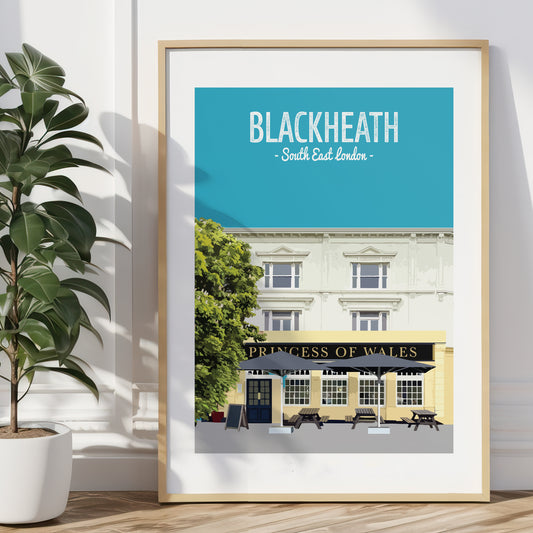 Blackheath print, The Princess of Wales pub