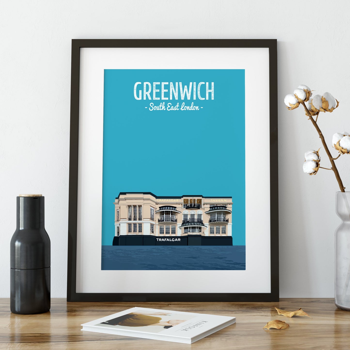 Greenwich print, The Trafalgar pub