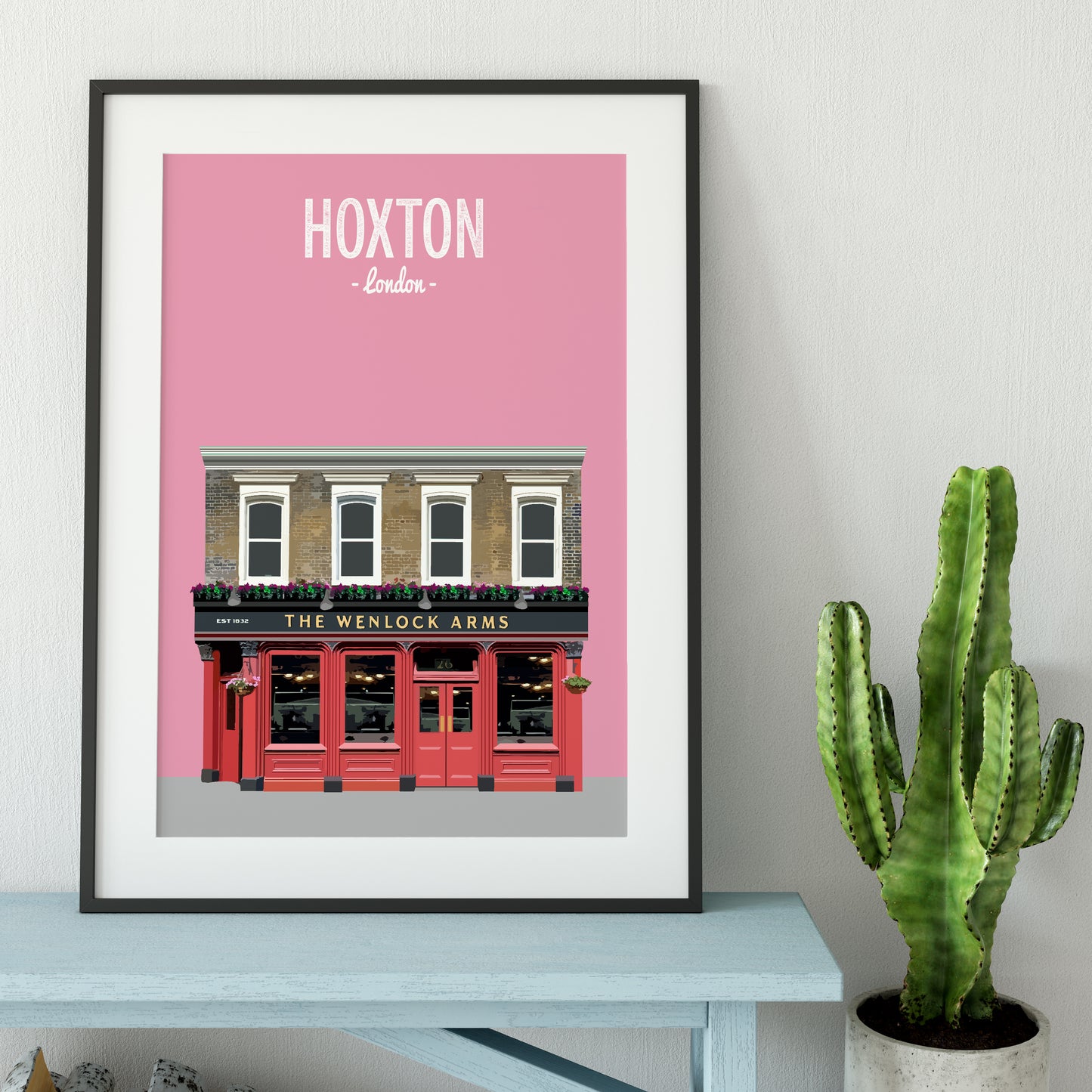 Hoxton print, The Wenlock Arms pub